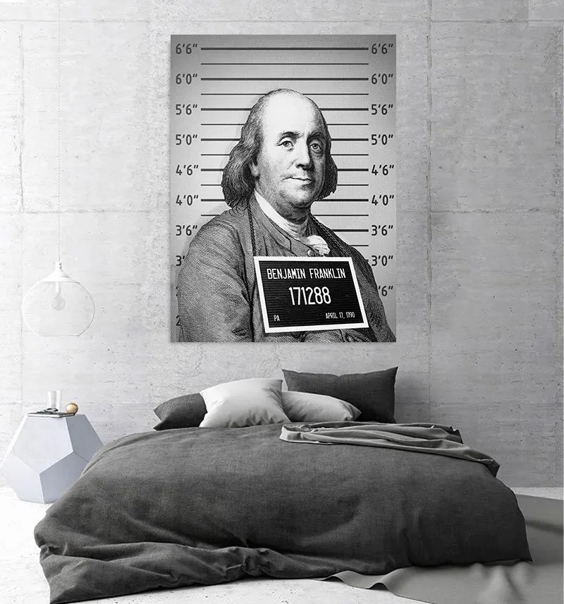 Tablou canvas Benjamin Franklin 90x60 cm