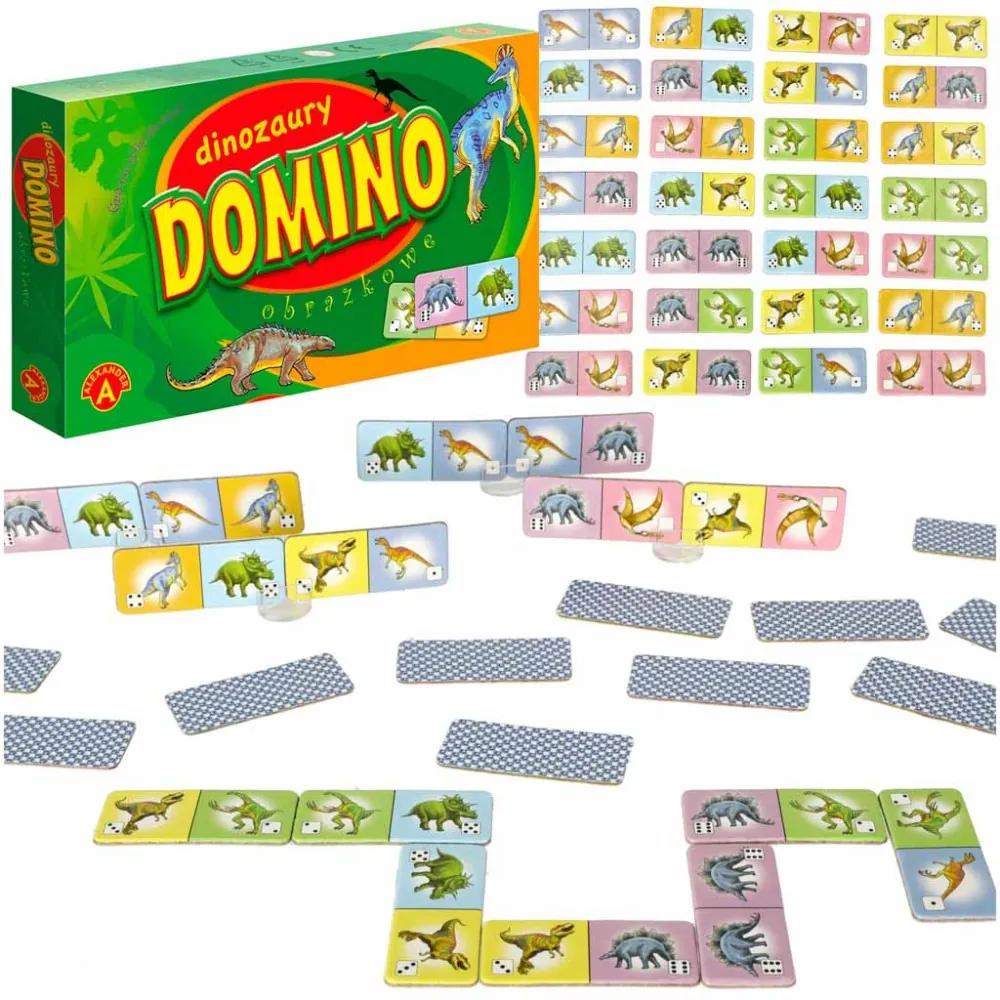 Joc Domino cu dinozauri 4+