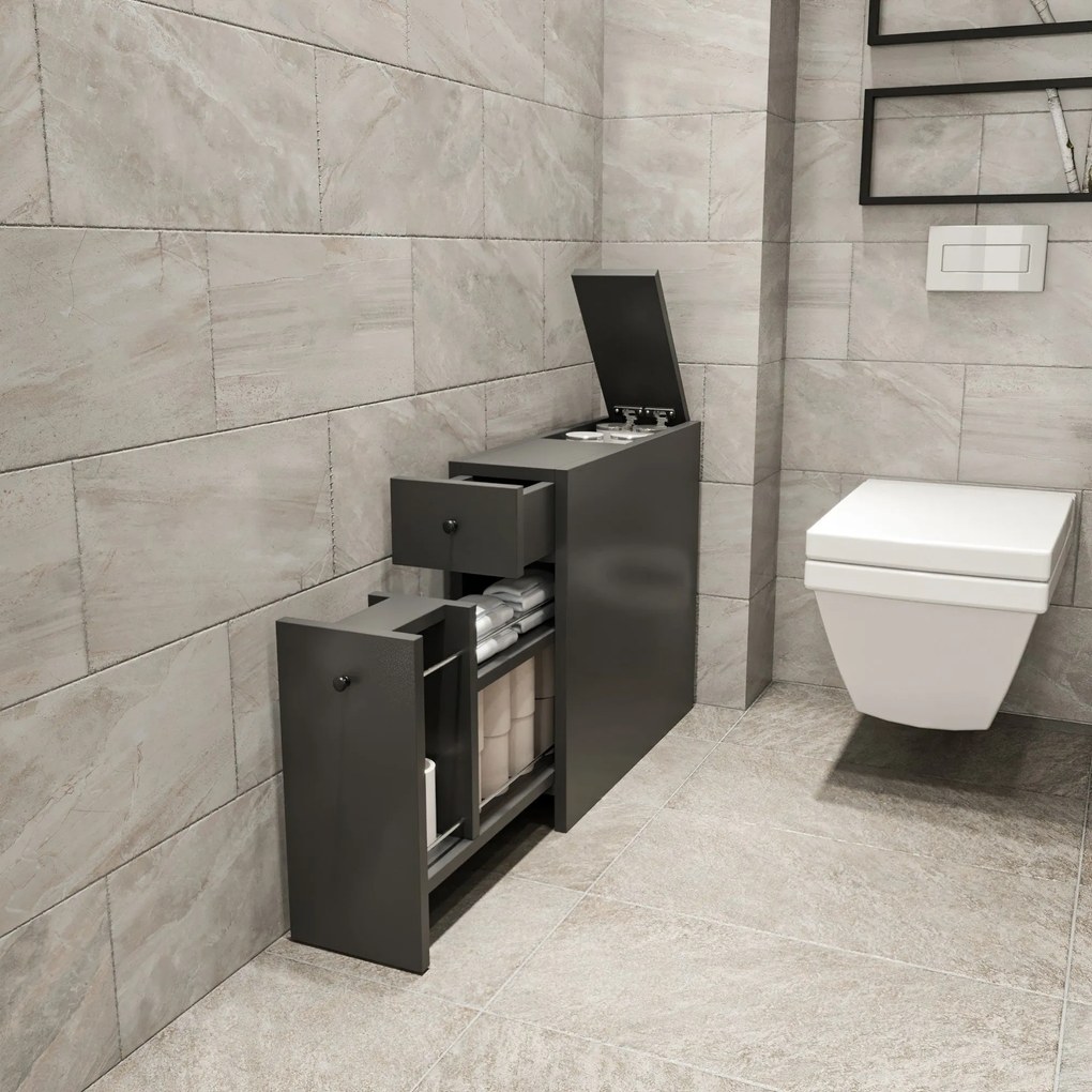 Cabinet de baie Calencia - Anthracite