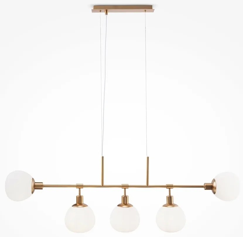 Lustra design deosebit cu 5 surse de lumina Erich MYMOD221-PL-05-G