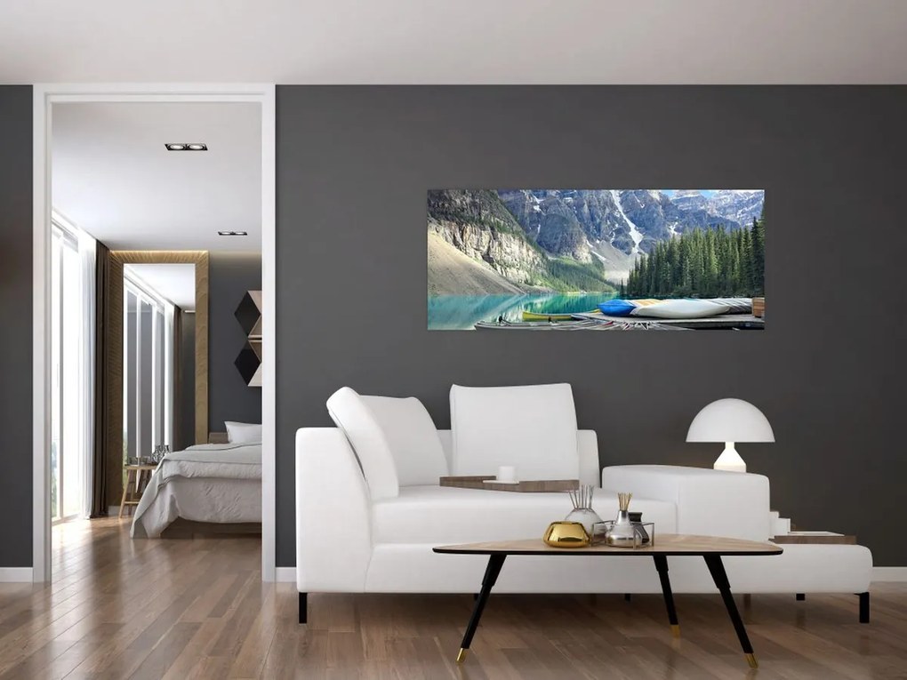 Tablou - Moraine Lake (120x50 cm)