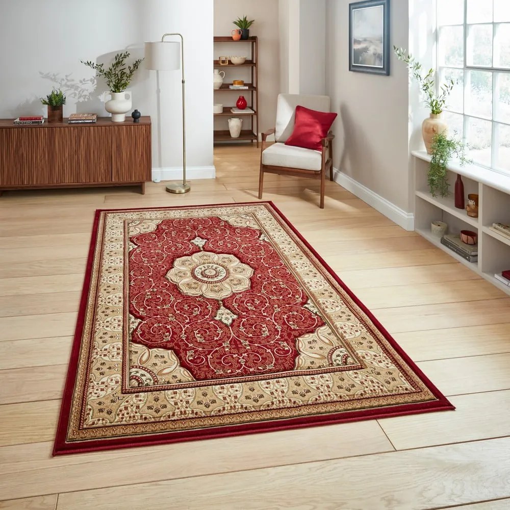 Covor roșu 120x170 cm Heritage – Think Rugs