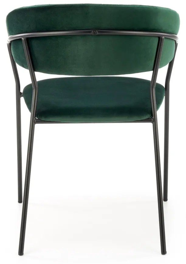 Scaun K426 Velvet Verde – l57 x A54 x H79 cm