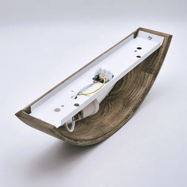 Aplică LED Brilagi CARVALHO 1xE27/60W/230V nuc stejar