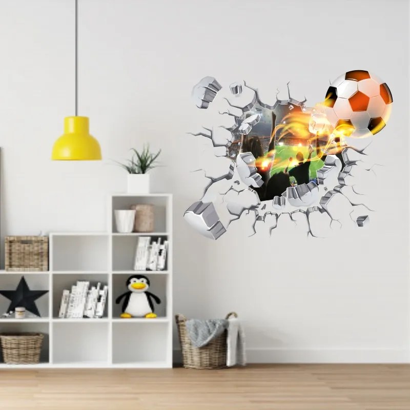 Sticker perete Power Ball 3D 57 x 70 cm