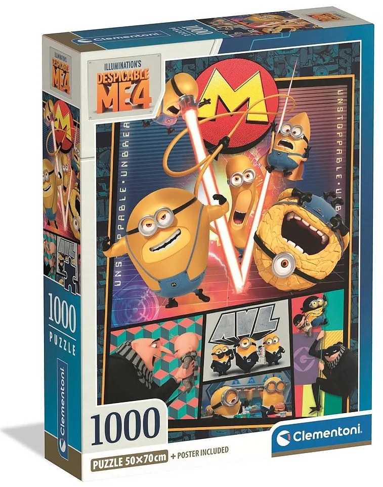 Minionii Puzzle Compact Clementoni de 1000 de piese