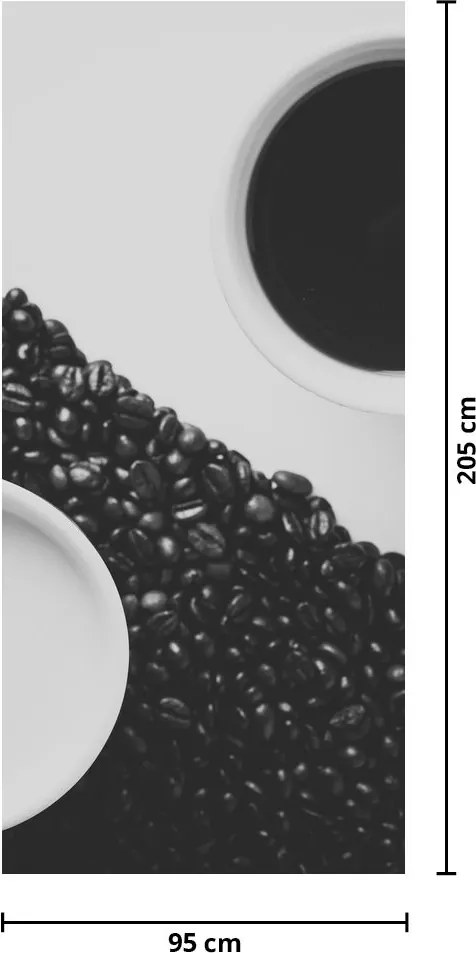Fototapet pentru ușă - Cafea (95x205cm)