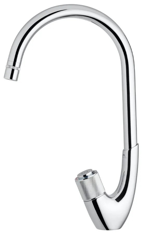 Baterie bucatarie monocomanda Rubineta Swan finisaj crom lucios