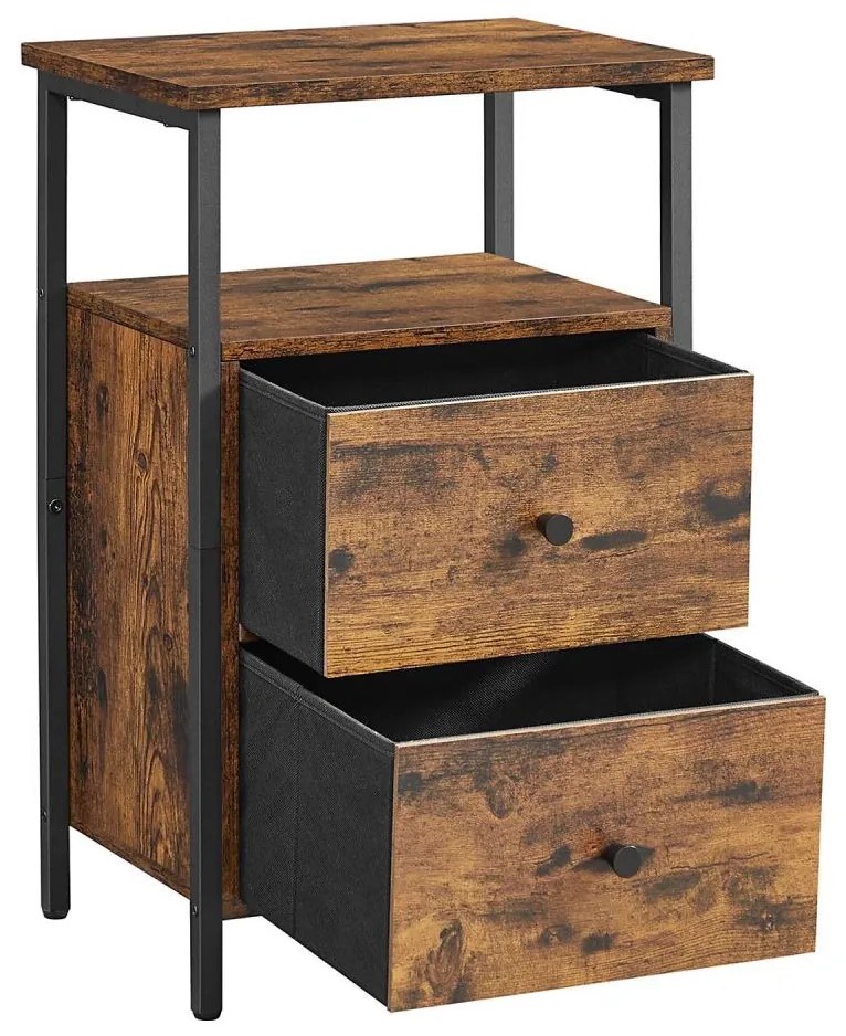 Noptieră ARIN maro/negru