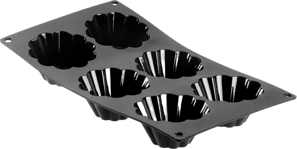 Formă din silicon De Buyer 1964.01 Moul'flex Brioche, 6 buc