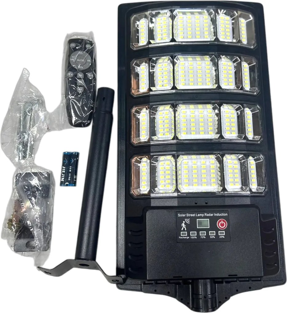Lampă Solară LED 260W IP67 cu Telecomandă și Suport 6500K