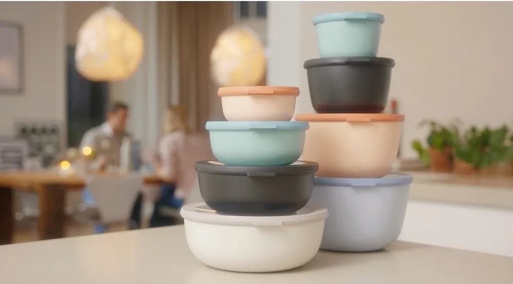 Caserole pentru alimente 3 buc. Nordic black – Mepal