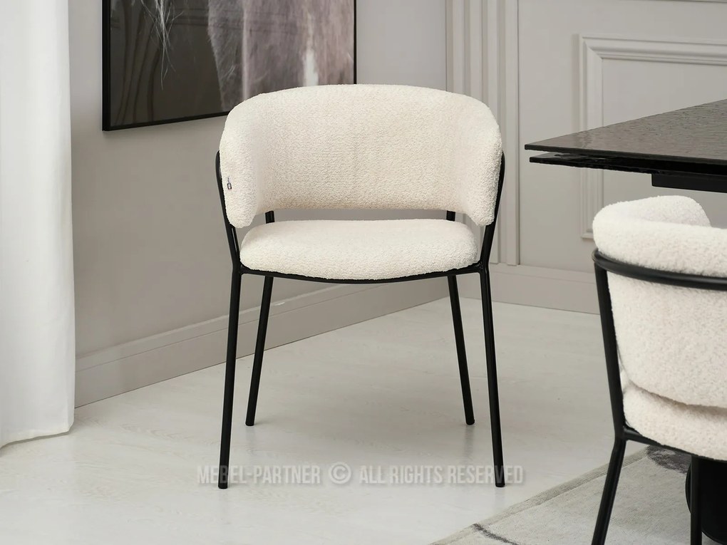 Scaun Sorento (crem + negru). Promo -20%. 1111276