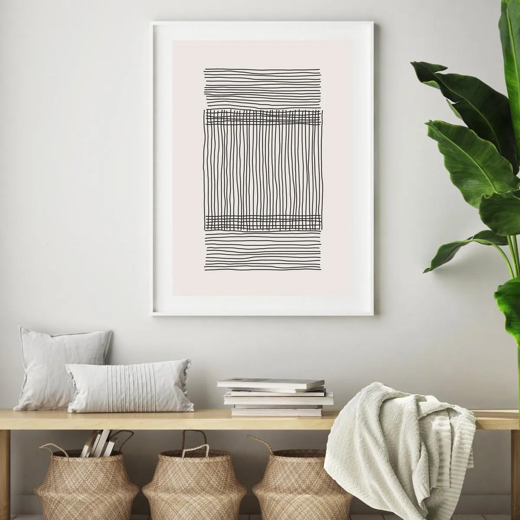 Poster - Abstracție pictată (A4)