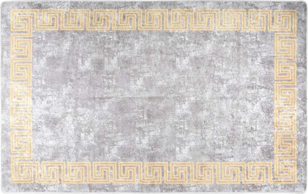 vidaXL Covor lavabil, gri, 160x230 cm