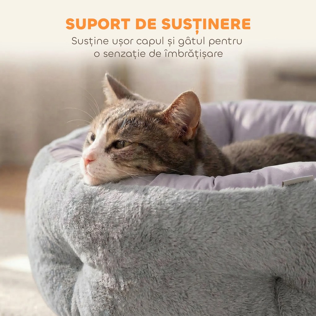 PawHut exterior pat cuib rotund confortabil | Aosom Romania