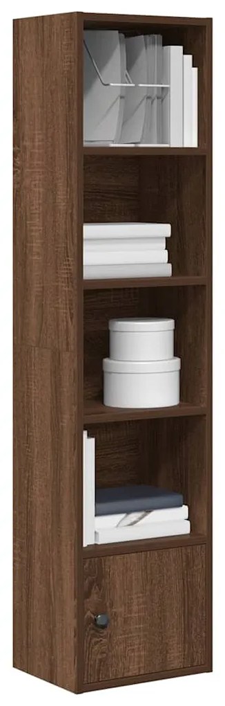 vidaXL Bibliotecă, stejar maro, 31x24x127 cm, lemn prelucrat