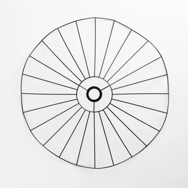 Abajur universal CURITIBA, diametru 60 cm, negru