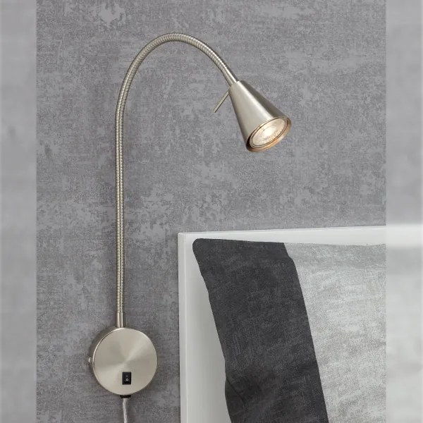 Briloner 2082-012 - Aplică LED de perete COMFORT LIGHT, 1xGU10/5W/230V, crom mat