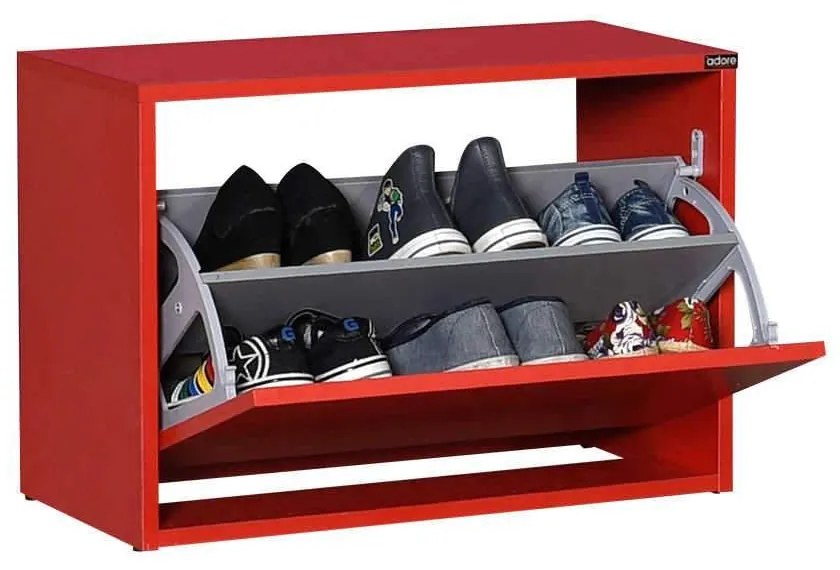 Pantofar Bancuta hol Adore Ottoman capacitate 6 perechi incaltaminte, 60 x 42 x 30 cm