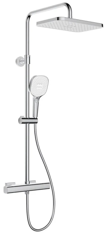 KFA Armatura 5756-910-00 - Set de duș MALAGA cu baterie termostatică, crom lucios