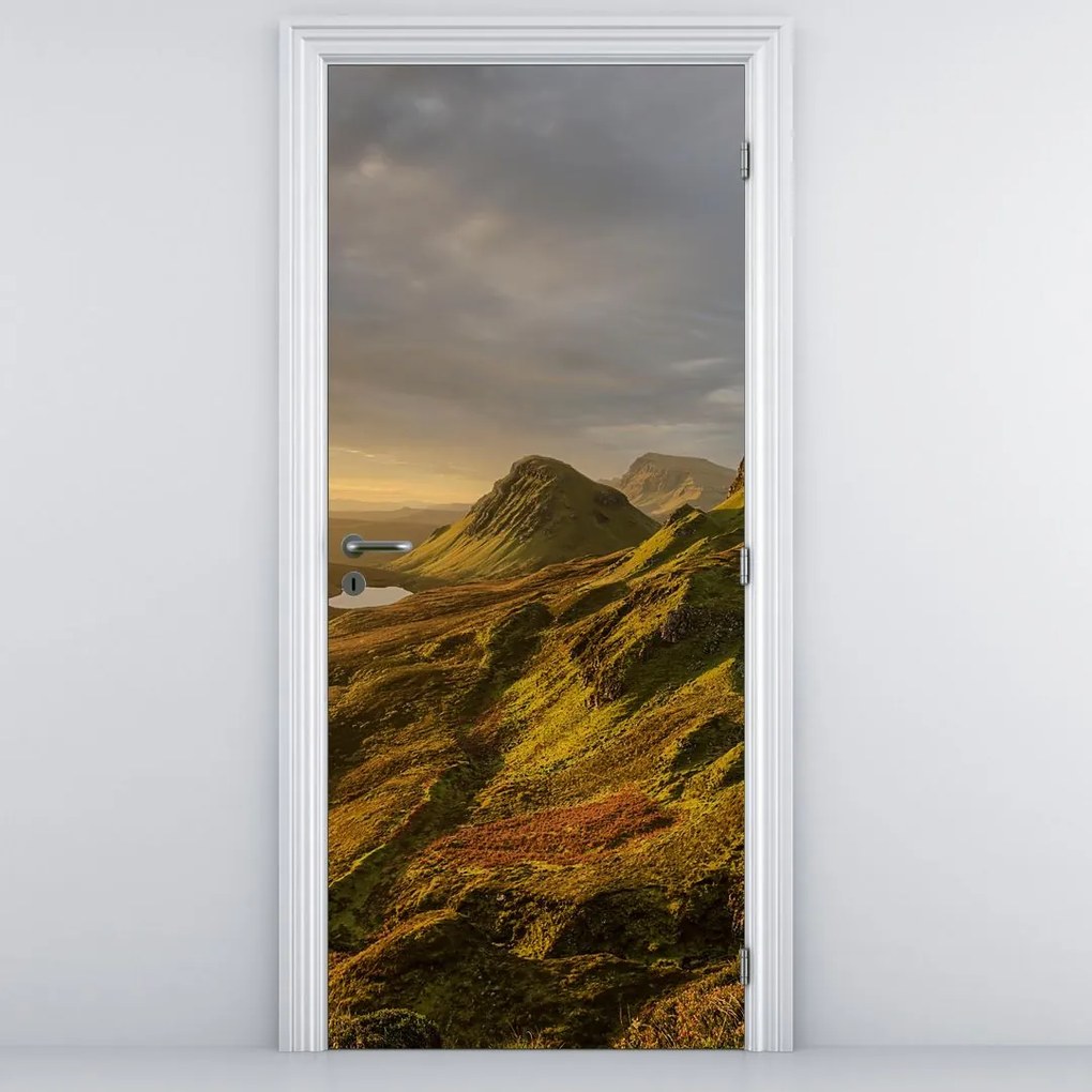 Fototapet pentru ușă - Munți (95x205cm)
