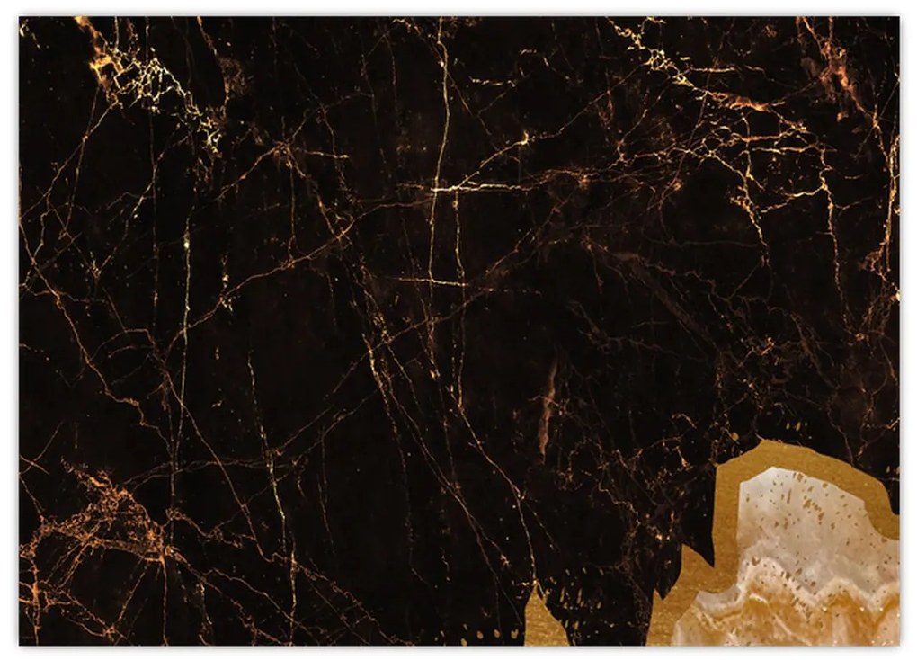 Tablou pe sticlă - Marmură (70x50 cm)