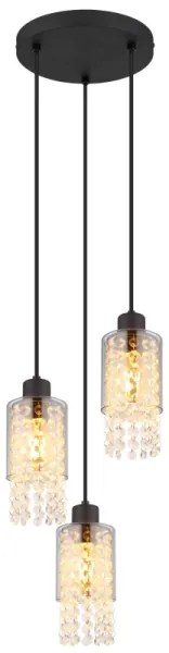 Lustră pe cablu Globo 15799-3H BACKEY 3xE27/40W/230V