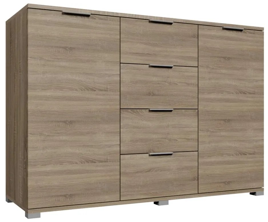 Comodă HOPE, stejar Sonoma