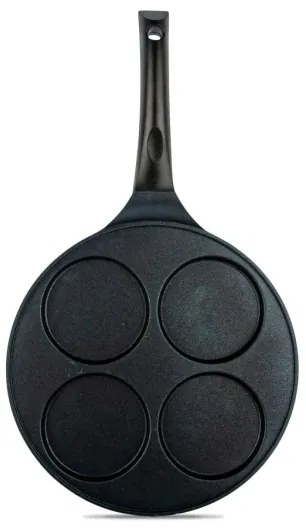 Tigaie pentru clătite KITCHISIMO, 26 cm, neagră