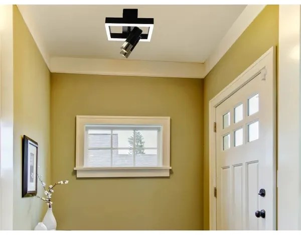 Plafonieră LED dimabilă LED/50W/230V 3000-6500K negru + telecomandă