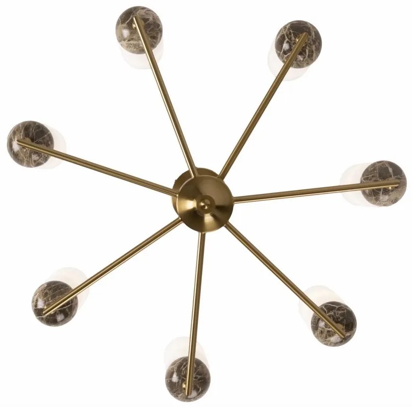 Candelabru modern cu 7 brate Nova Gold
