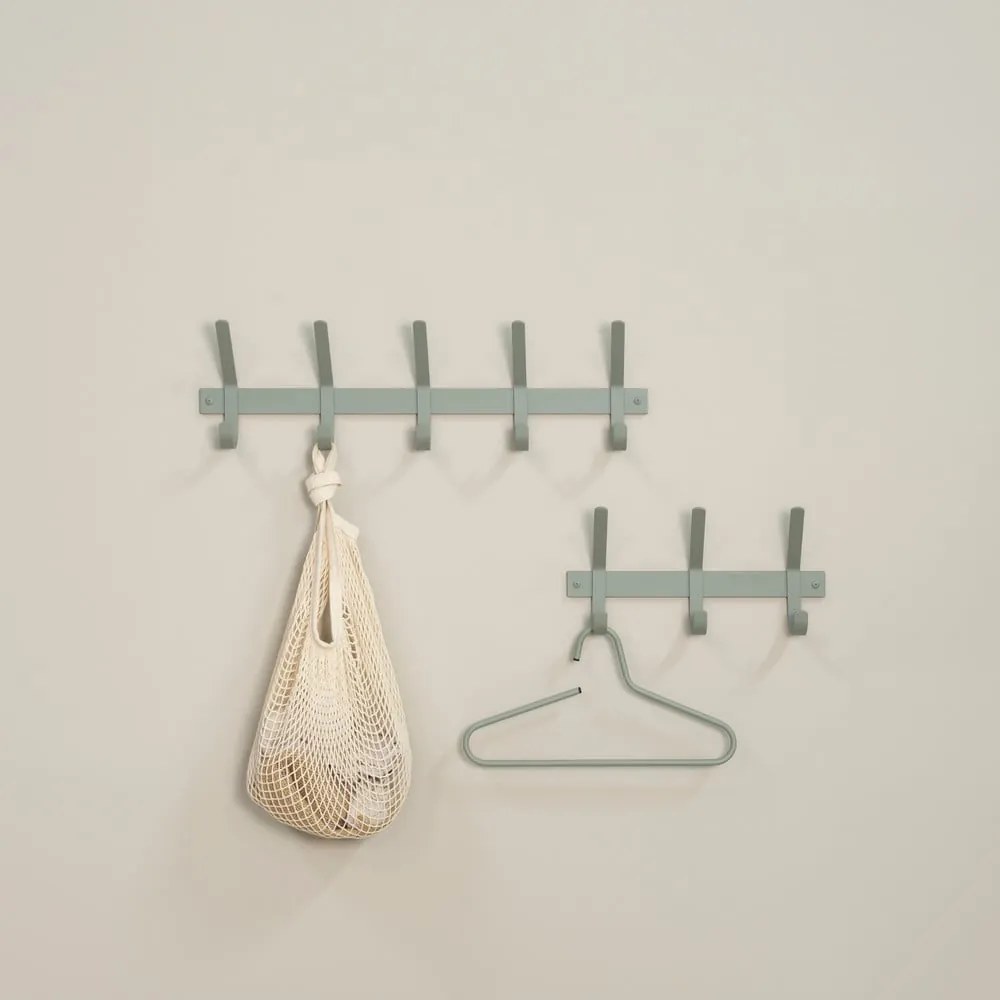 Cuier de perete verde prăfuit din metal 40 cm Dexter – Spinder Design