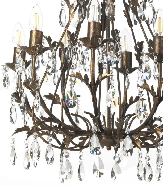 Lustră pe lanț BOTTE 8xE14/6W/230V ONLI