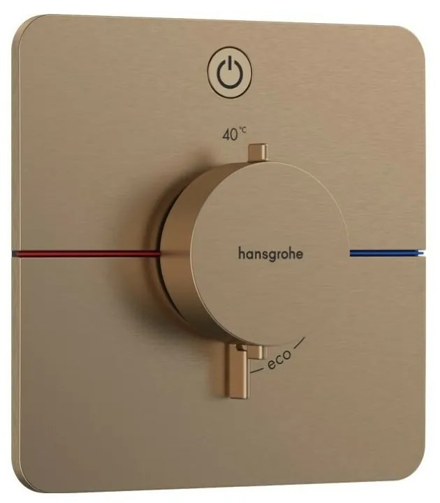 Baterie dus termostatata incastrata bronz periat Hansgrohe ShowerSelect Comfort Q 1 functie