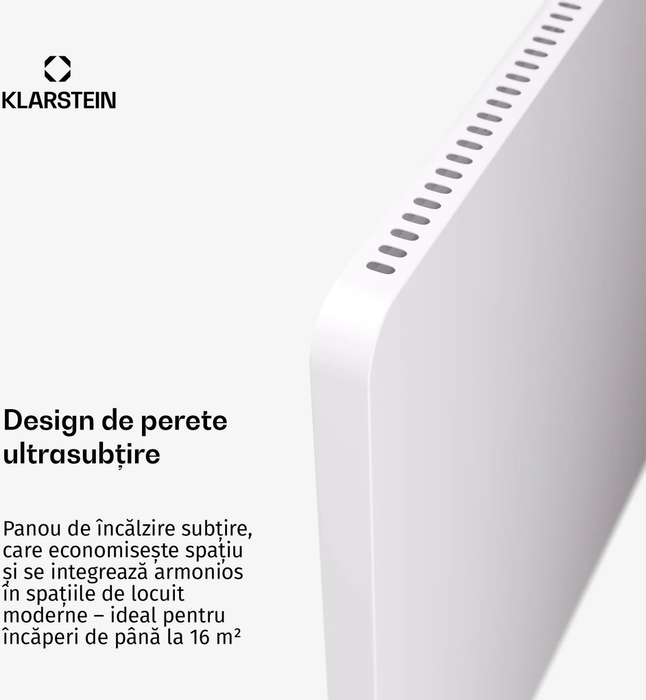 Klarstein Încălzitor cu infraroșu hibrid Wonderbeam | 900 W | 8-16 m² | Design modern | 60x108 cm