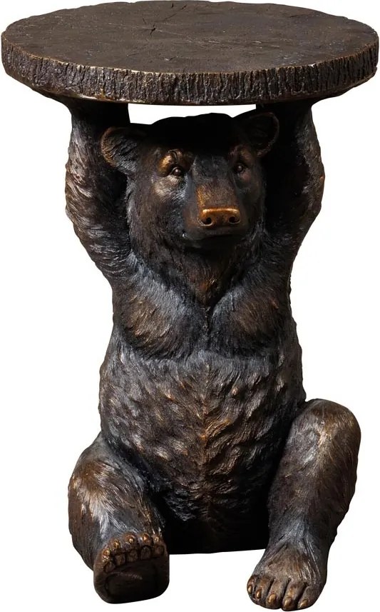 Măsuță laterală din polirasina, "Grizzly"