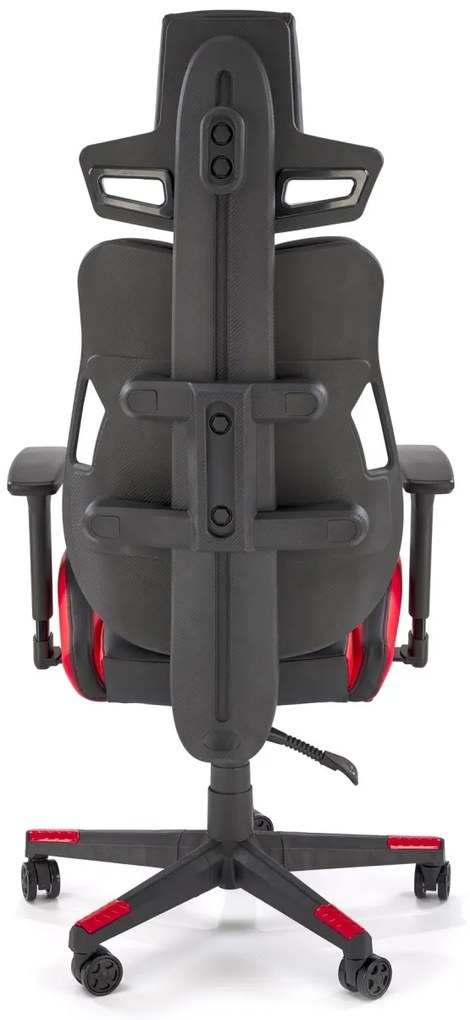 Scaun de birou Nitro negru/rosu H137 cm