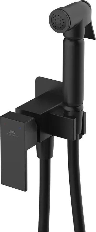Dus igienic cu baterie Rubineta Modena monocomanda finisaj negru mat