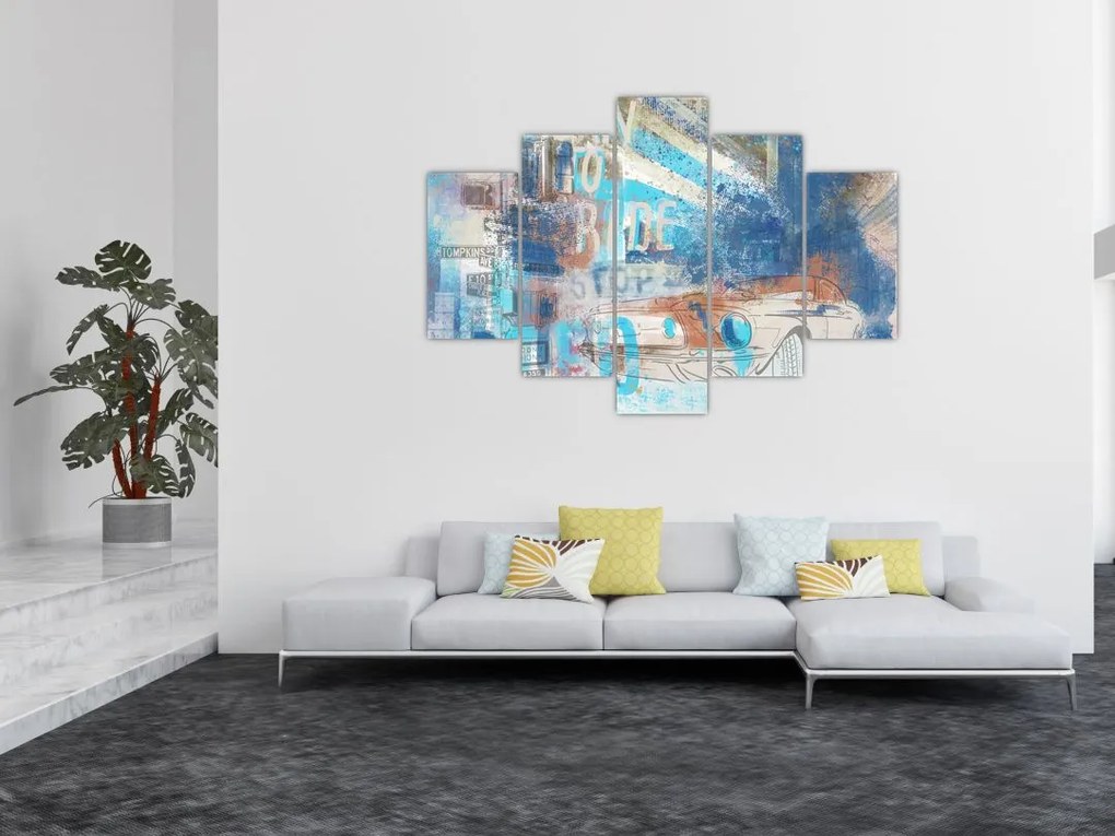 Tablou - Născut să călătorească (150x105 cm)