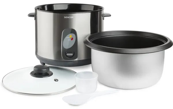 Aparat de gătit orez 1000W/230V 2,8 l oțel inoxidabil Sencor