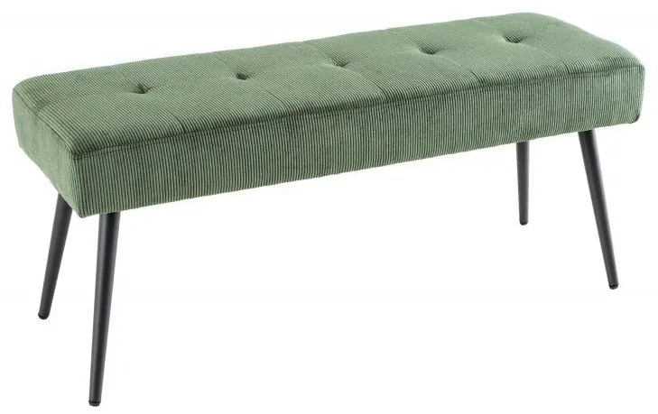 Bancheta tapitata design modern Boutique 100cm, verde