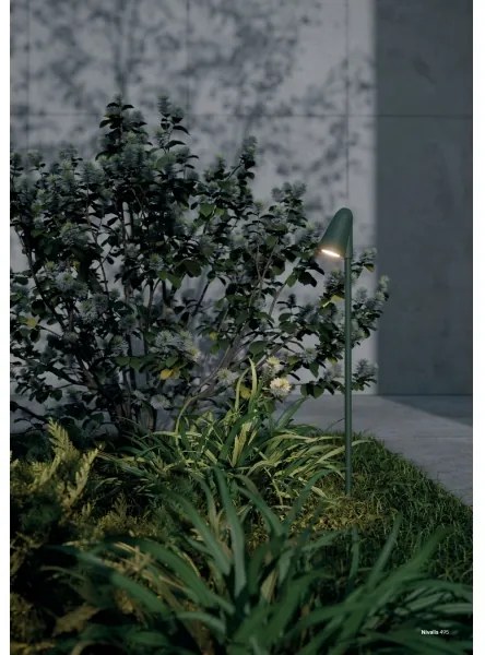 Redo 90707 - Lampă LED de exterior NIVALIS, 6,8 W, 230 V, 3000 K, 82 cm, IP65, verde