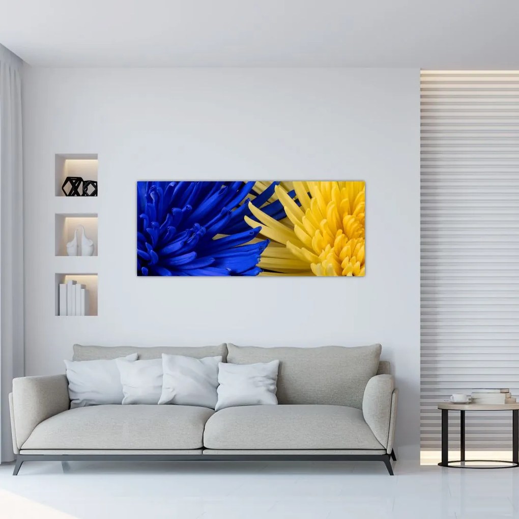 Tablou - detaliu florilor (120x50 cm), în 40 de alte dimensiuni noi