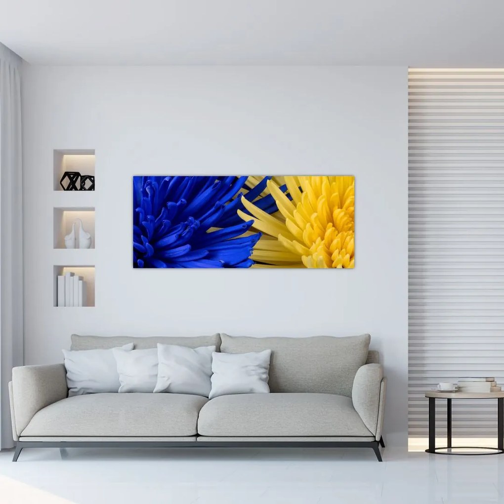 Tablou - detaliu florilor (120x50 cm)