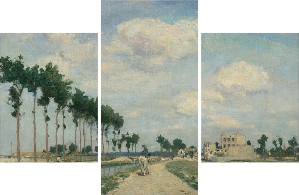 Tablou - Johan Barthold Jongkind, The Towpath, reproducere (90x60 cm)