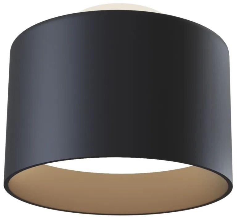 Spot LED aplicat design tehnic Planet negru