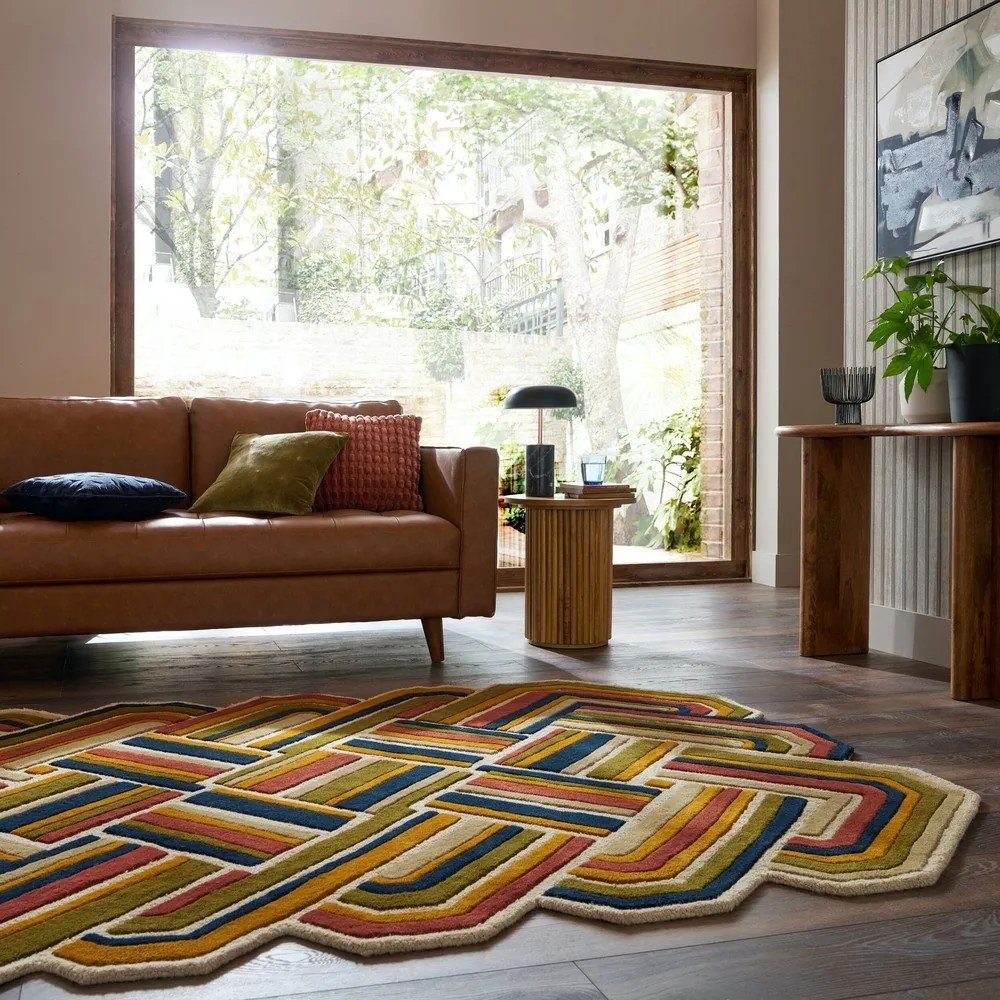 Covor țesut manual din lână 160x230 cm Lattice Shaped – Flair Rugs