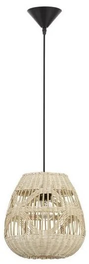 Lustra / Pendul modern design natural ratan MARLO D-27cm