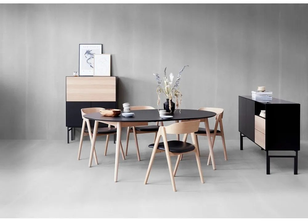 Masă de dining rotundă extensibilă ø 135 cm Meza – Hammel Furniture